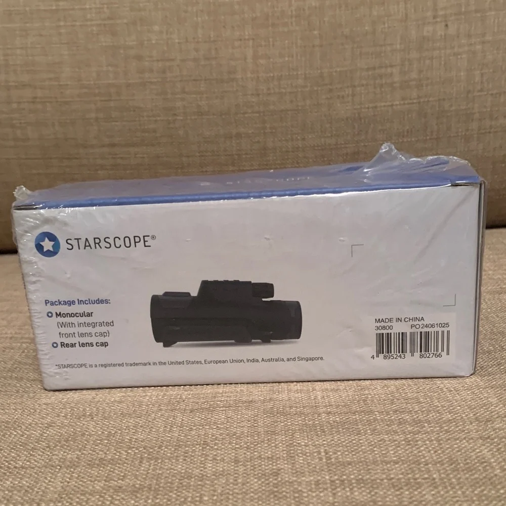 Black Monocular Telescope